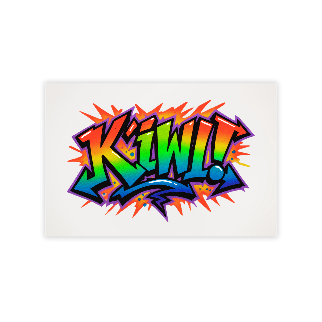 Custom Shape, White BOPP